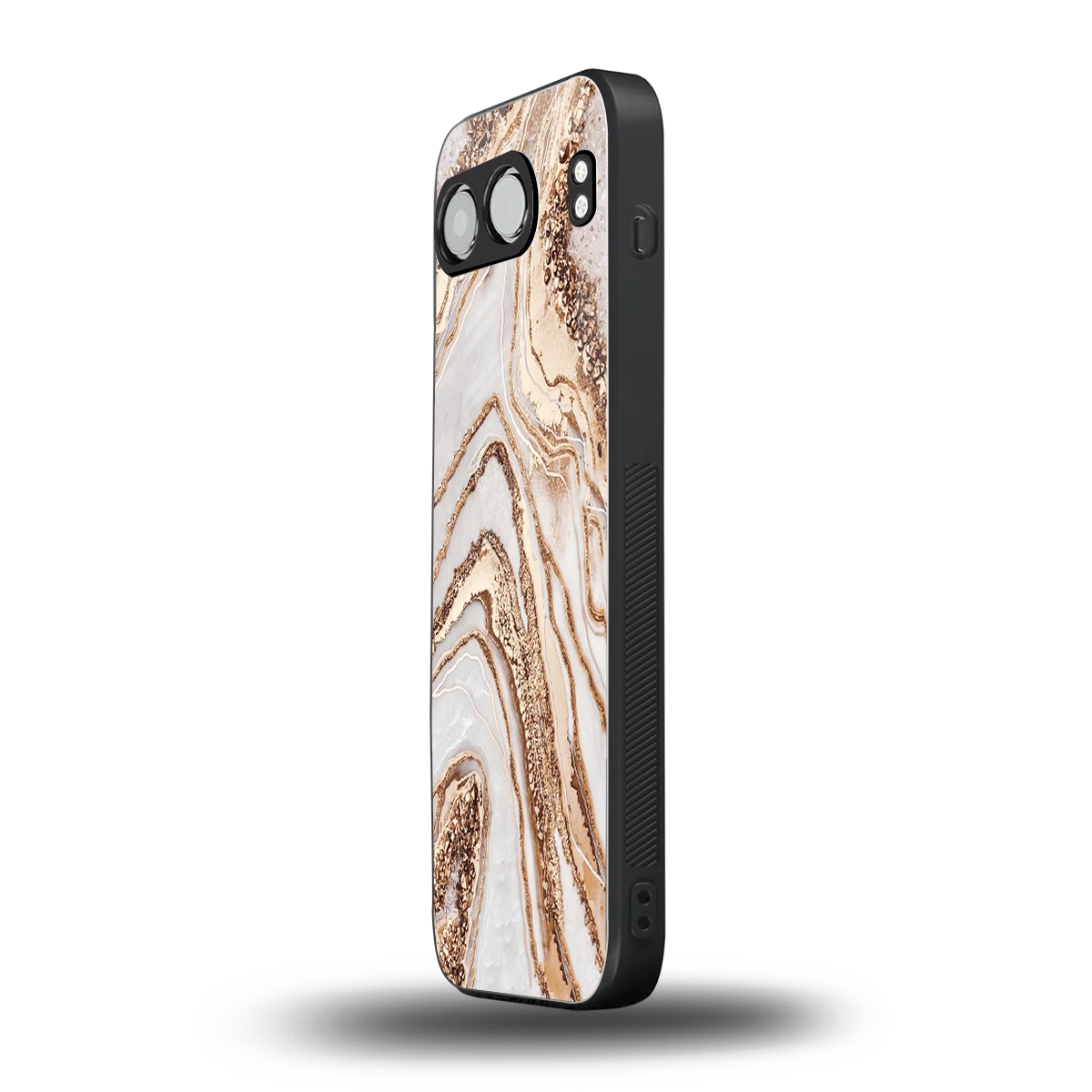 Luxe White oneplus nord 4 mobile cover | shockproof glass phone case