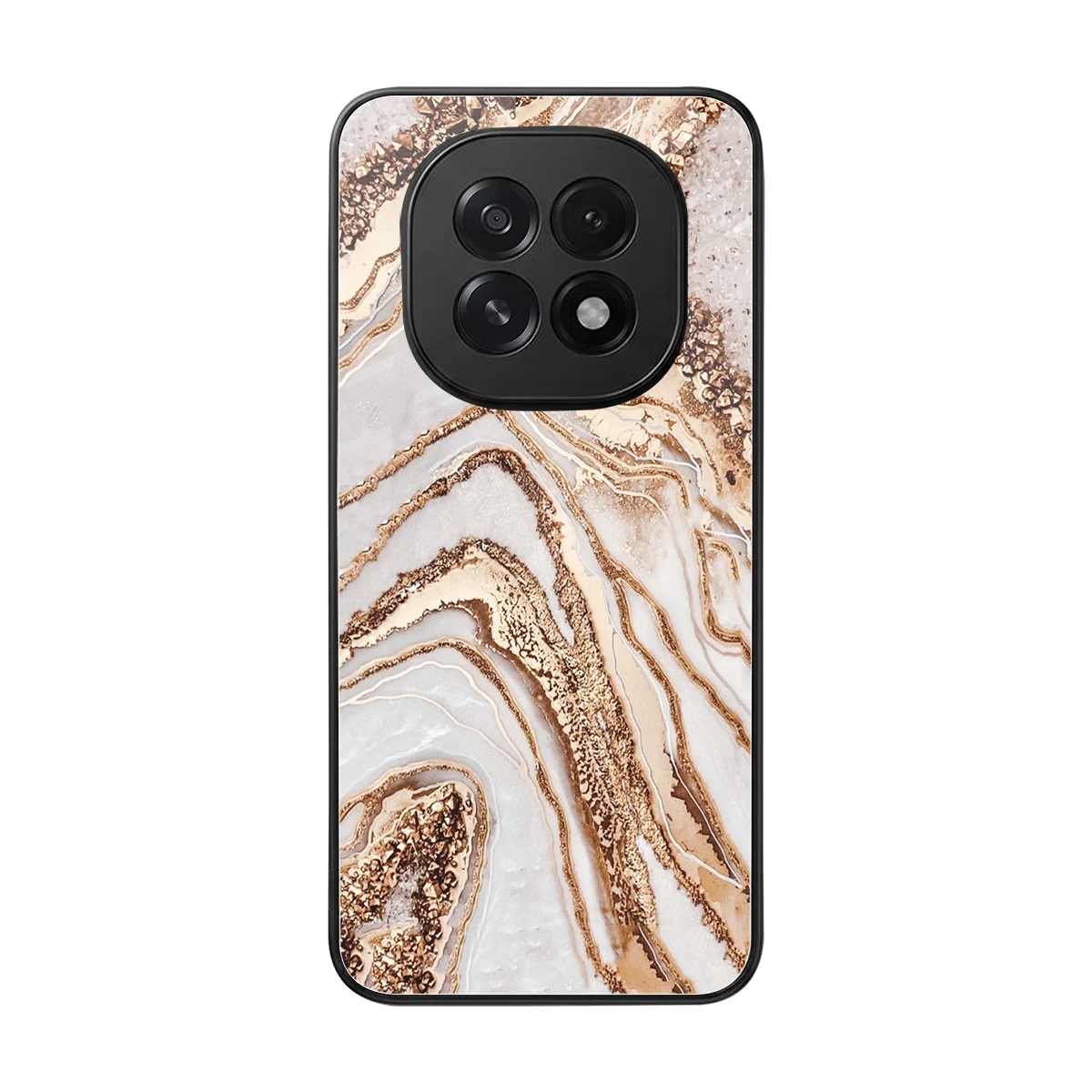 Luxe White back phone cover | glass case for oppo f29 5g