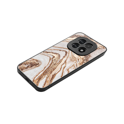 Luxe White stylish phone case for oppo f29 5g | glossy glass and slim fit