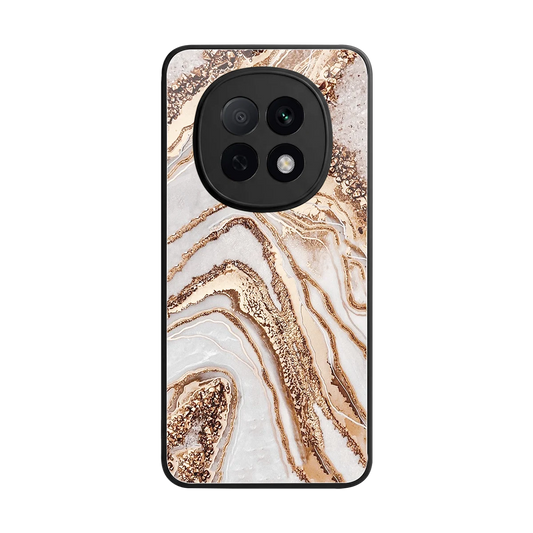 Luxe White back phone cover | glass case for oppo f29 pro 5g