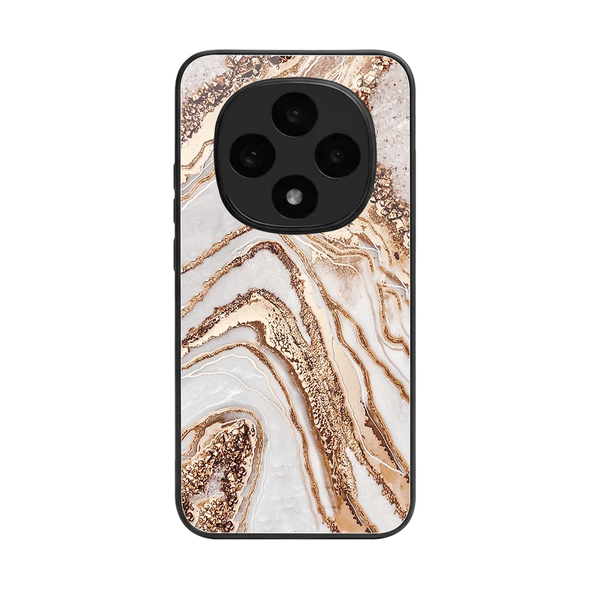 Luxe White back phone cover | glass case for oppo f31 pro 5g
