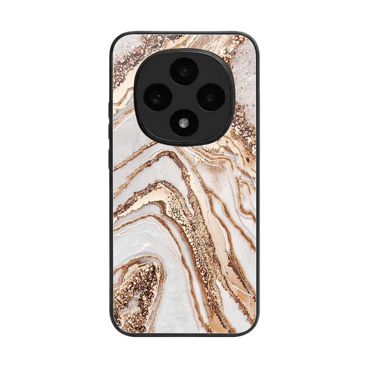 Luxe White back phone cover | glass case for oppo f31 pro 5g