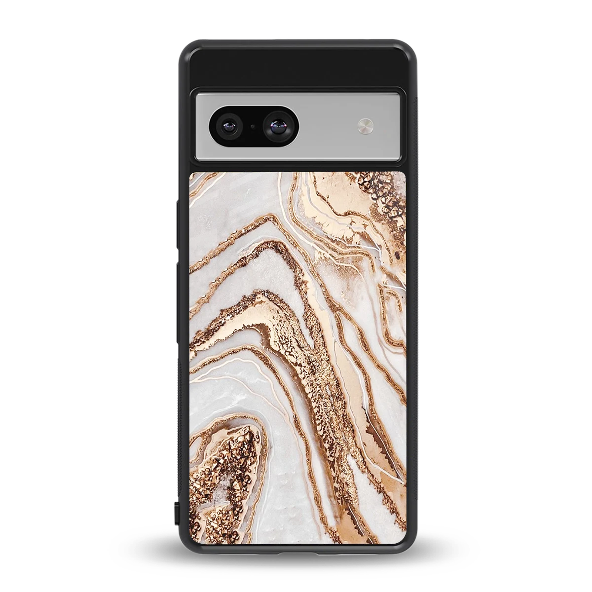 Luxe White back phone cover | glass case for google pixel 7