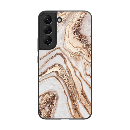 Luxe White back phone cover | glass case for samsung galaxy s22