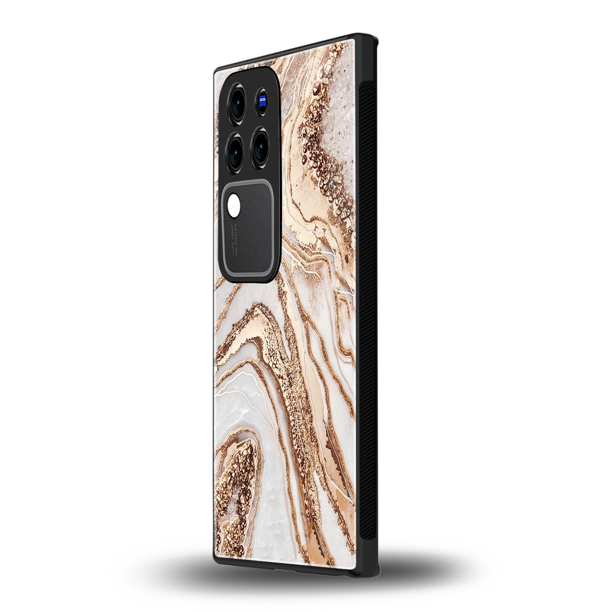 Luxe Whitevivo v30 pro mobile cover | shockproof glass phone case