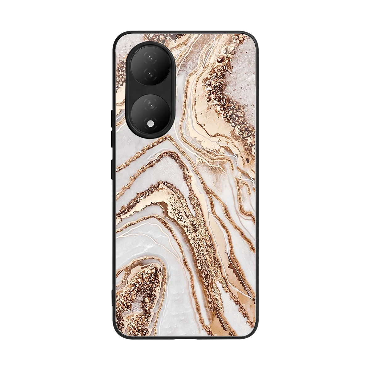 Luxe White back phone cover | glass case for Vivo-y100