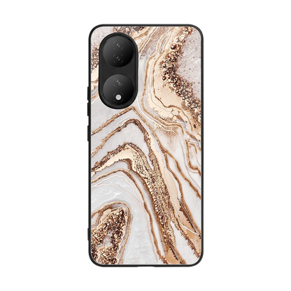 Luxe White back phone cover | glass case for Vivo-y100