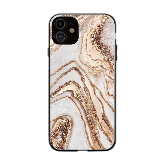 Luxe White back phone cover | glass case for iphone 12