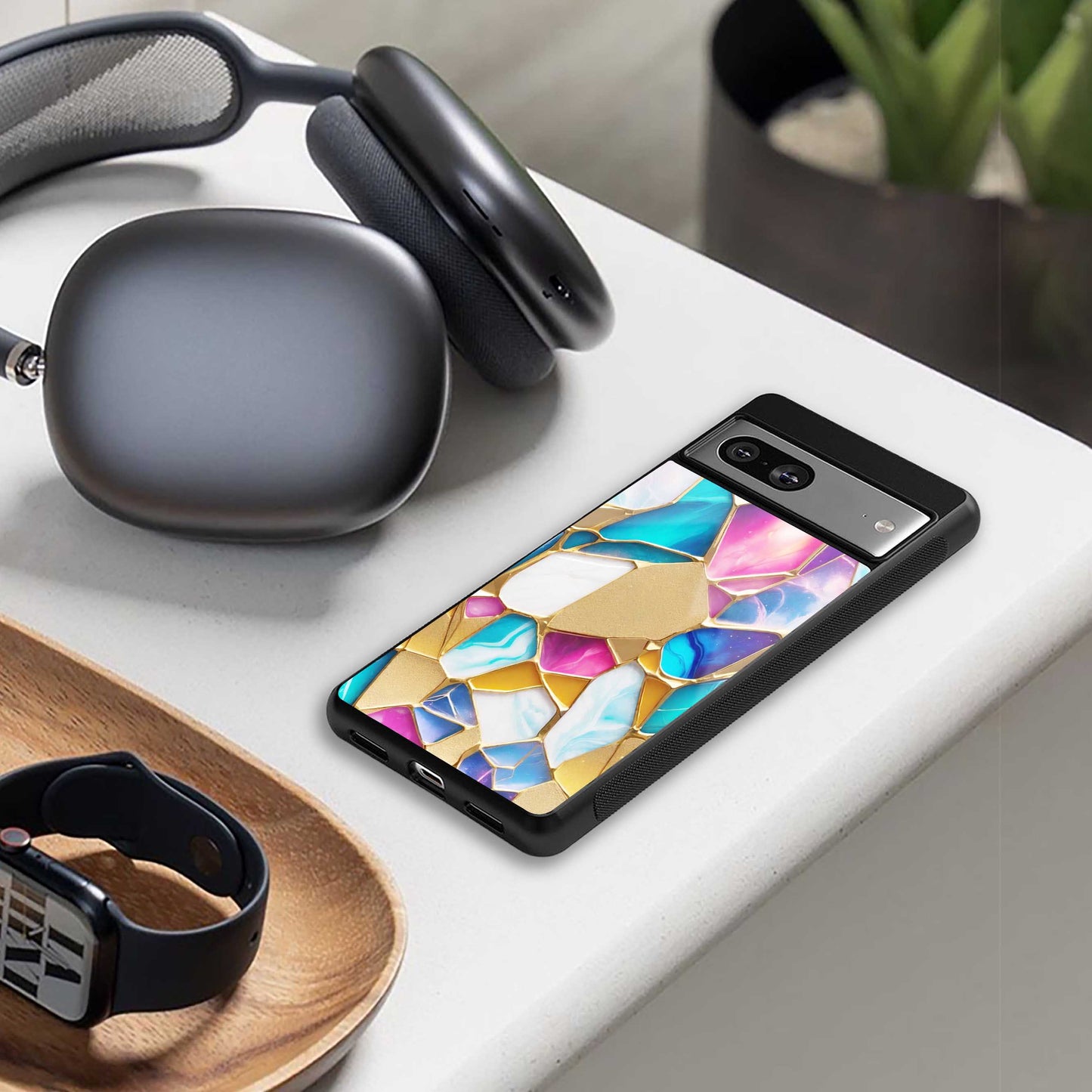 Luxe Spectrum Phone Case for Iphone 16 | Glass Case