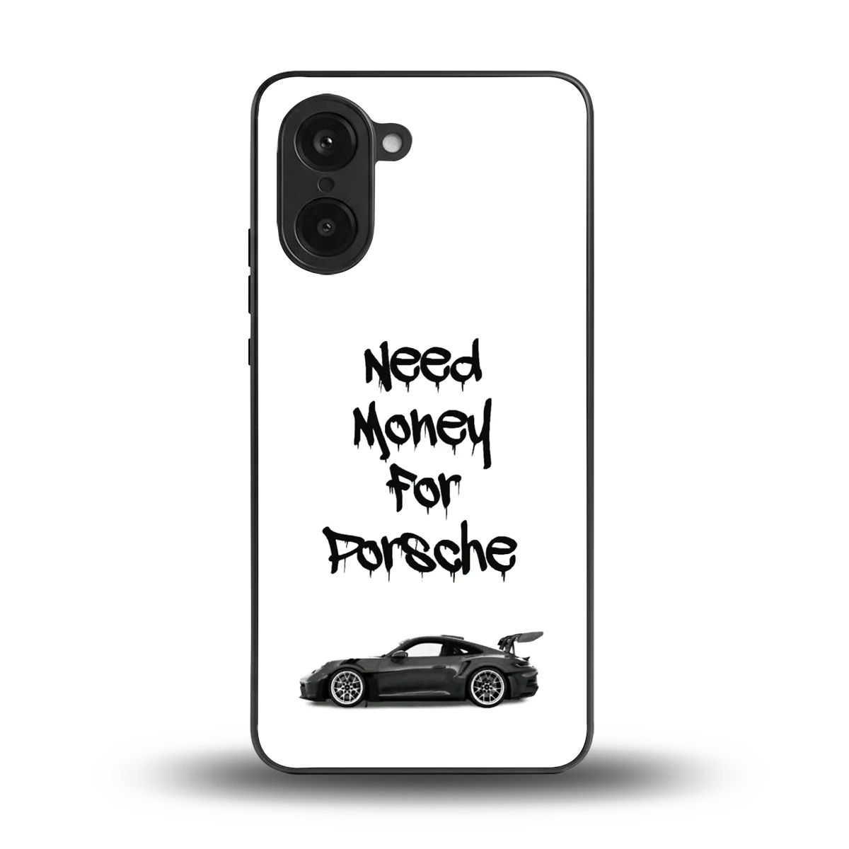 Luxury Hustle back phone cover | glass case for oneplus nord ce5 5g