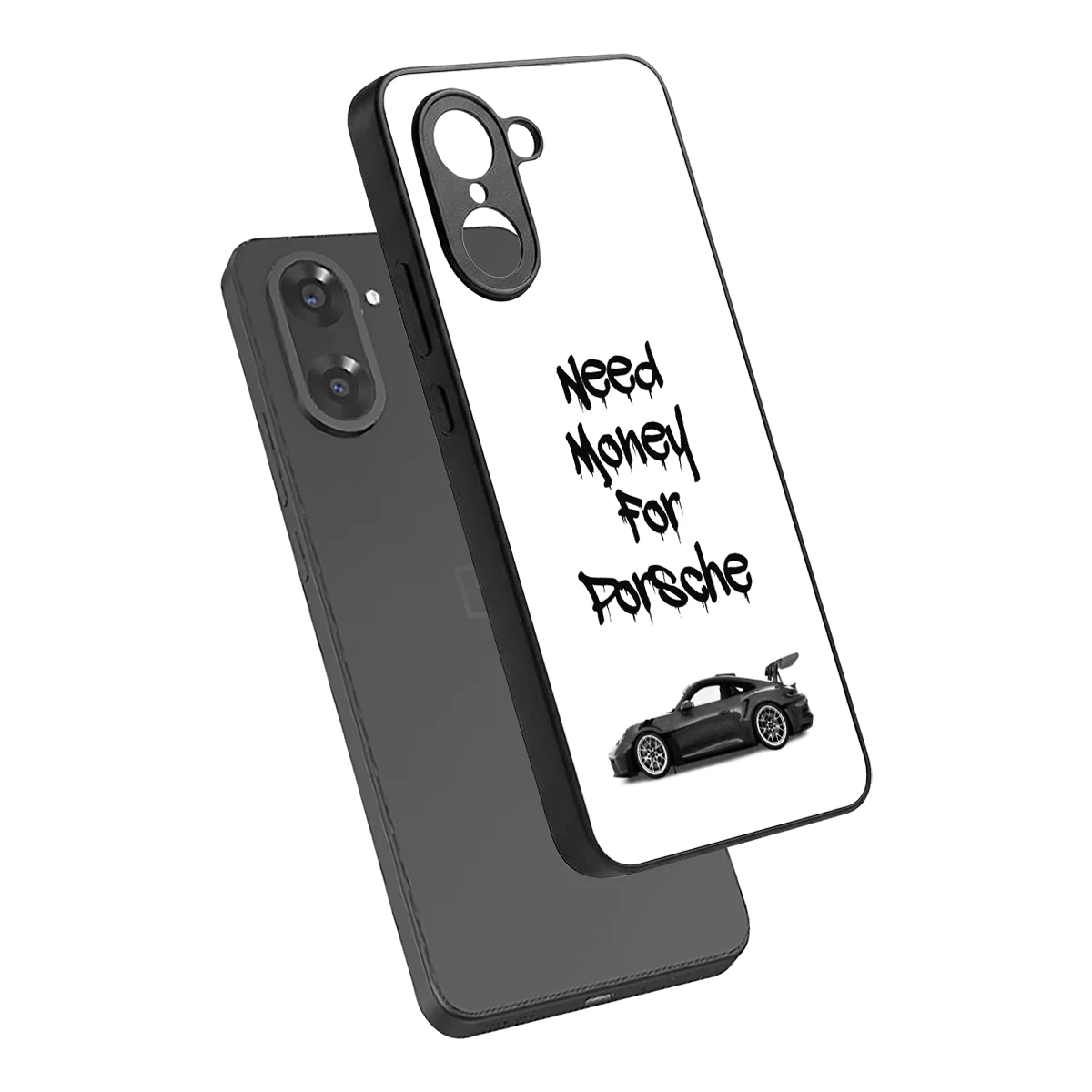 Luxury Hustle sleek oneplus nord ce5 5g cover with tempered glass back and TPU edges