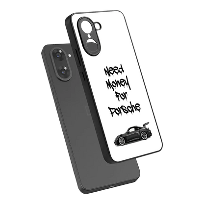 Luxury Hustle sleek oneplus nord ce5 5g cover with tempered glass back and TPU edges