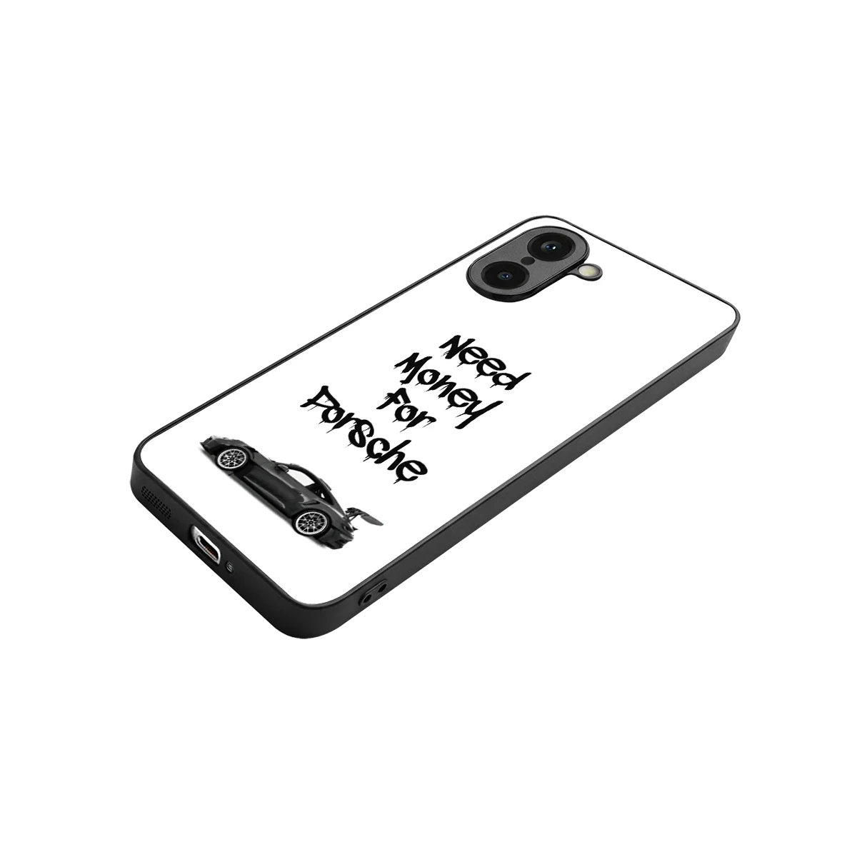 Luxury Hustle stylish phone case for oneplus nord ce5 5g | glossy glass and slim fit