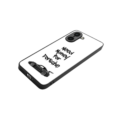 Luxury Hustle stylish phone case for oneplus nord ce5 5g | glossy glass and slim fit