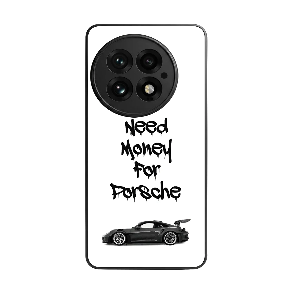 Luxury Hustle back phone cover | glass case for oneplus 13
