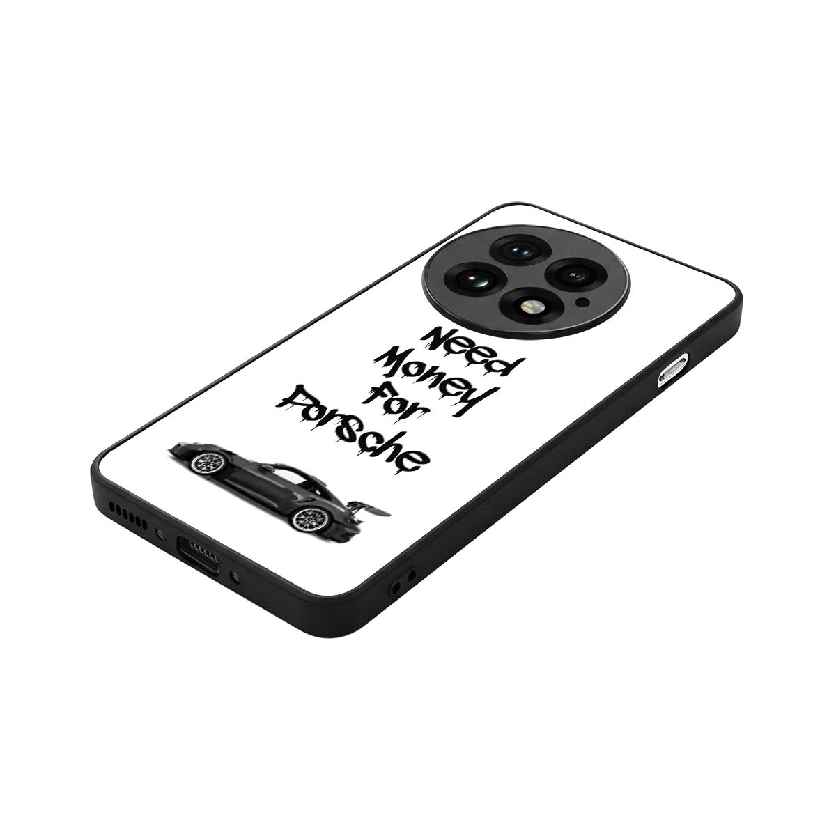 Luxury Hustle stylish phone case for oneplus 13 | glossy glass and slim fit
