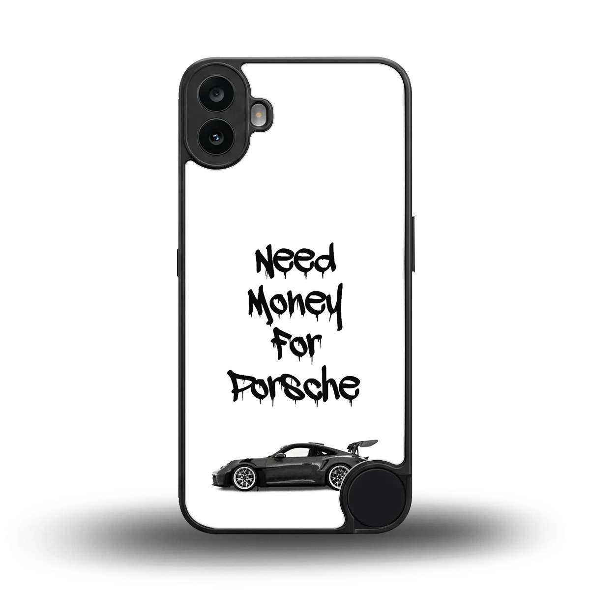 Luxury Hustle back phone cover | glass case for cmf nothing phone 1