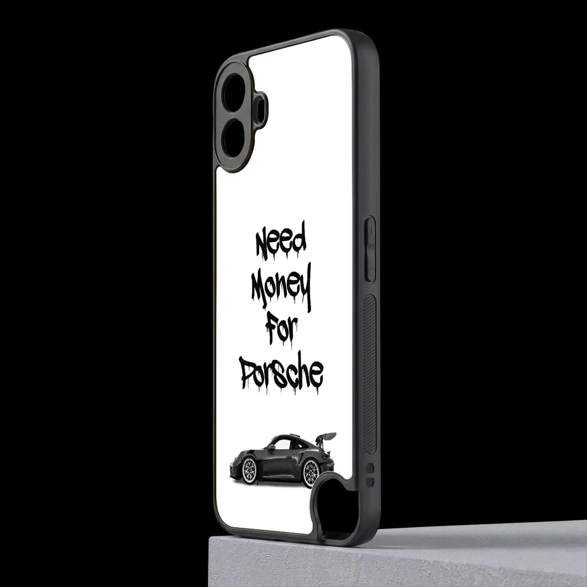 Luxury Hustle cmf nothing phone 1 mobile cover | shockproof glass phone case