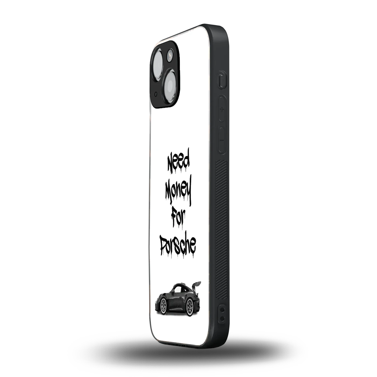 Luxury Hustle iphone 13 mini mobile cover | shockproof glass phone case