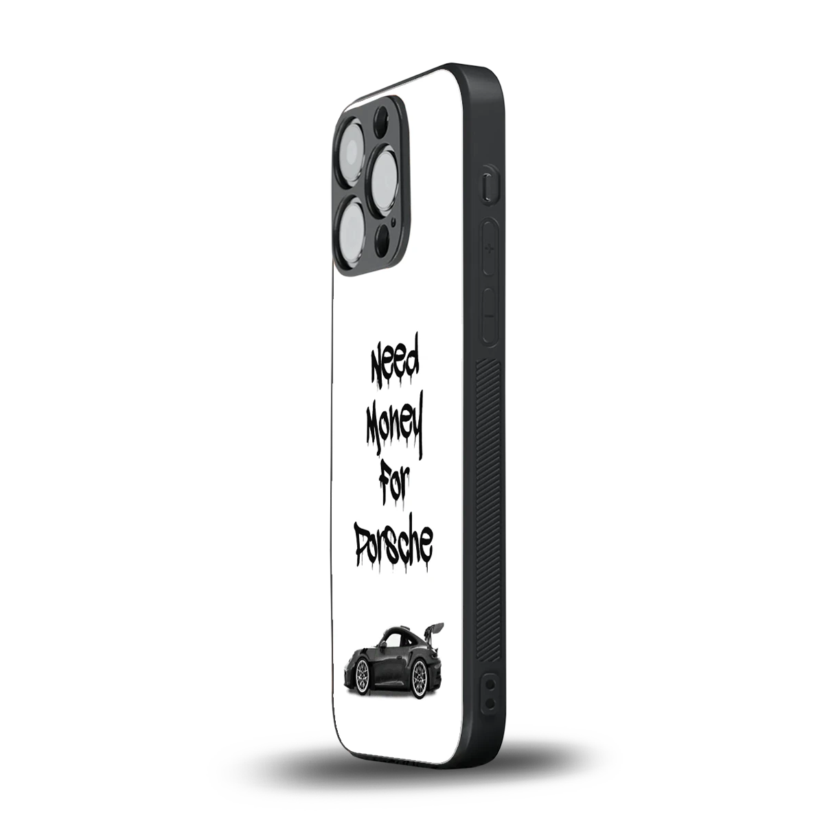 Luxury Hustle iphone 13 pro mobile cover | shockproof glass phone case