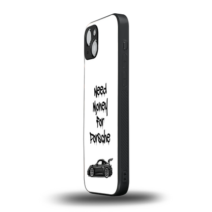 Luxury Hustle iphone 14 plus mobile cover | shockproof glass phone case