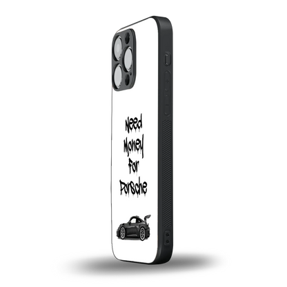 Luxury Hustle iphone 15 pro max mobile cover | shockproof glass phone case