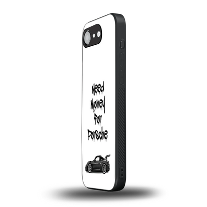 Luxury Hustle iphone 16e mobile cover | shockproof glass phone case