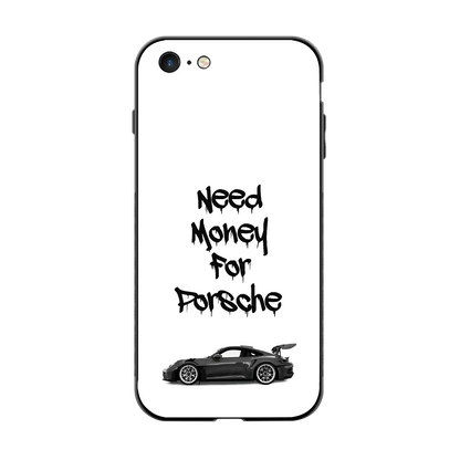 Luxury Hustle back phone cover | glass case for iphone 6