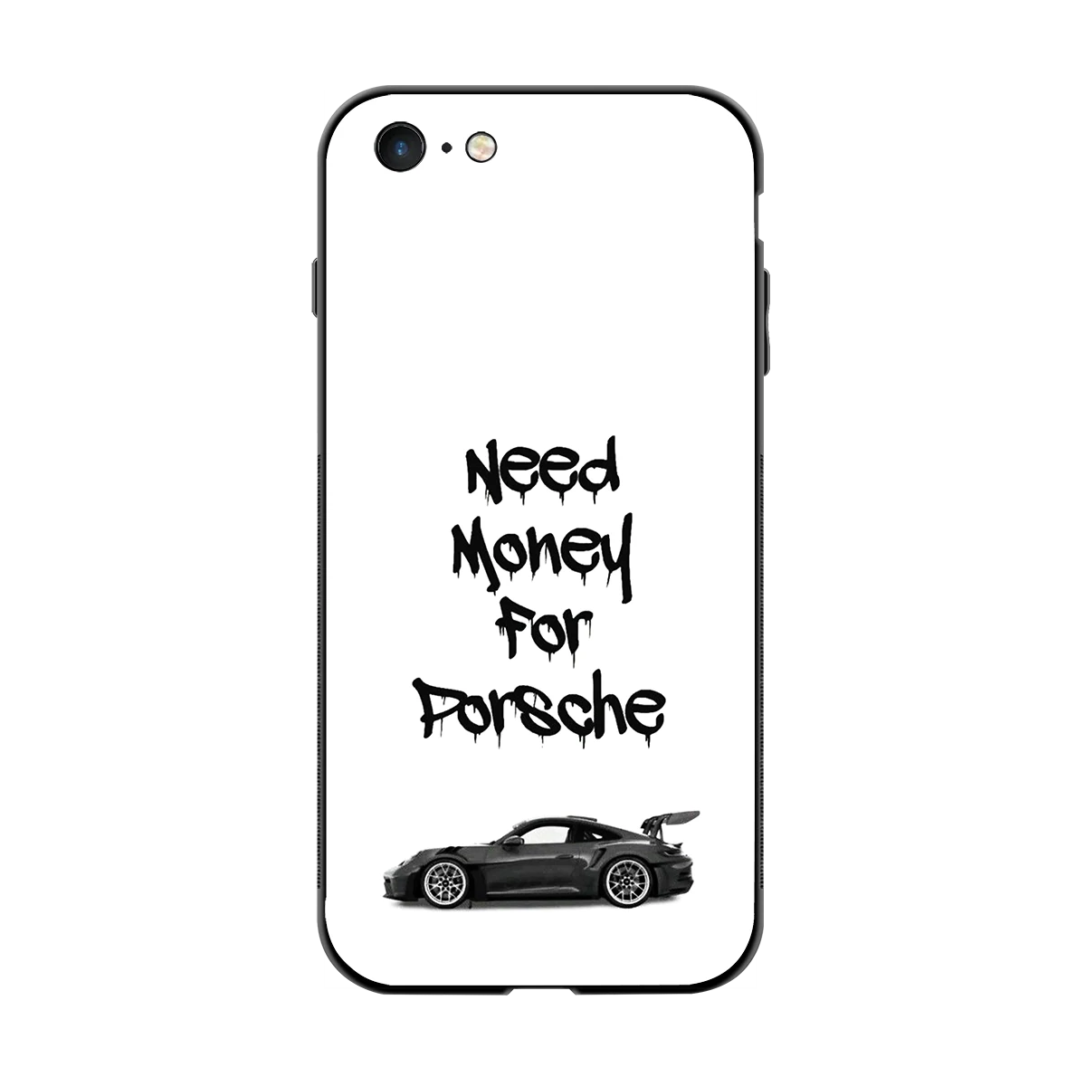Luxury Hustle back phone cover | glass case for iphone 6s