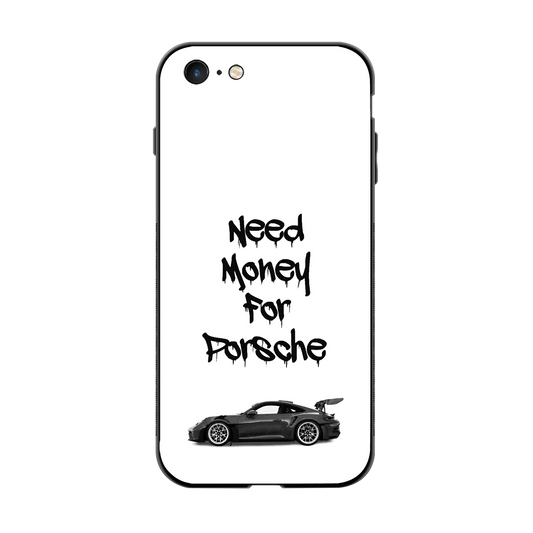 Luxury Hustle back phone cover | glass case for iphone 6s plus