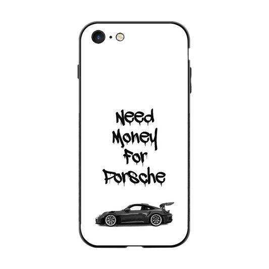 Luxury Hustle back phone cover | glass case for iphone 7