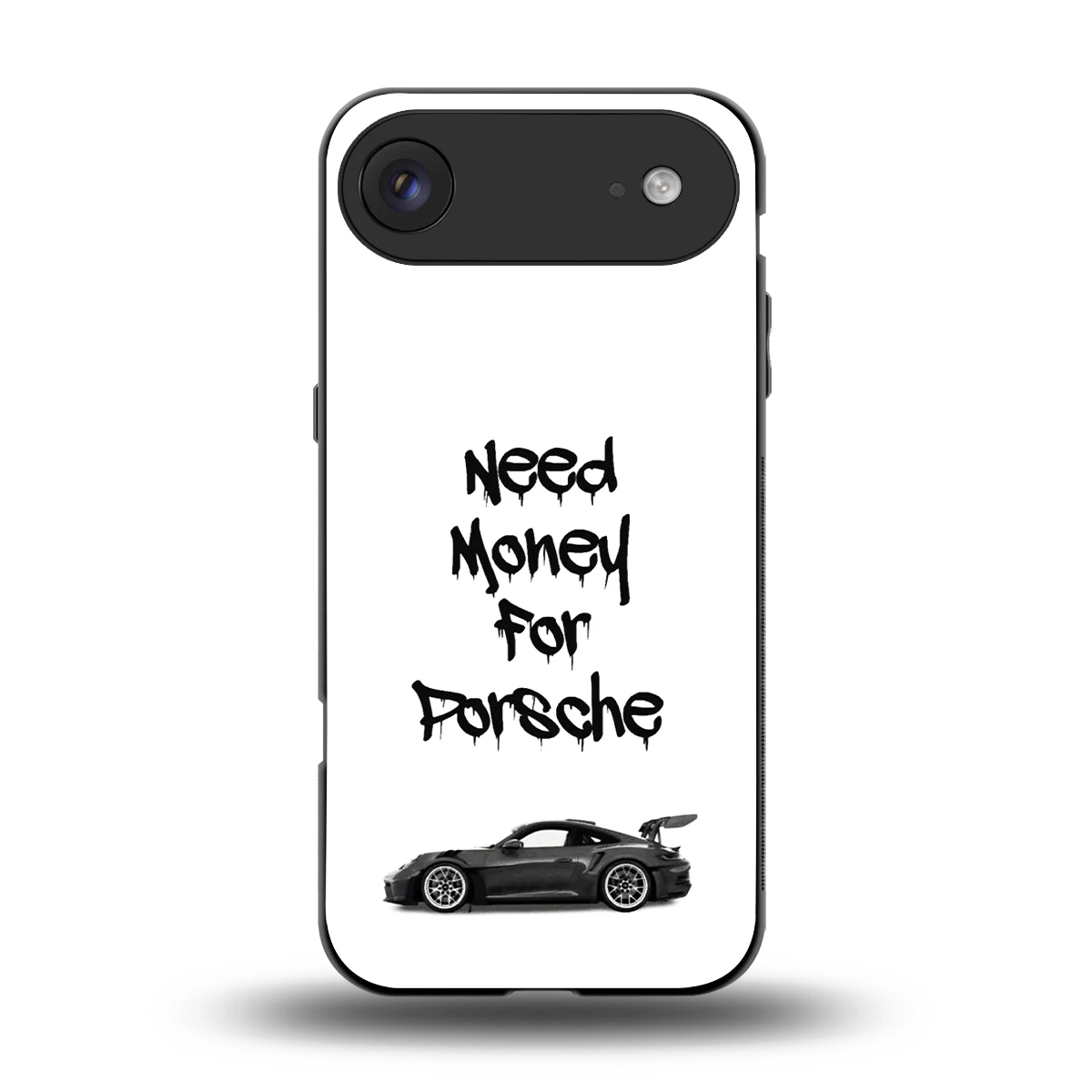 Luxury Hustle back phone cover | glass case for iphone air