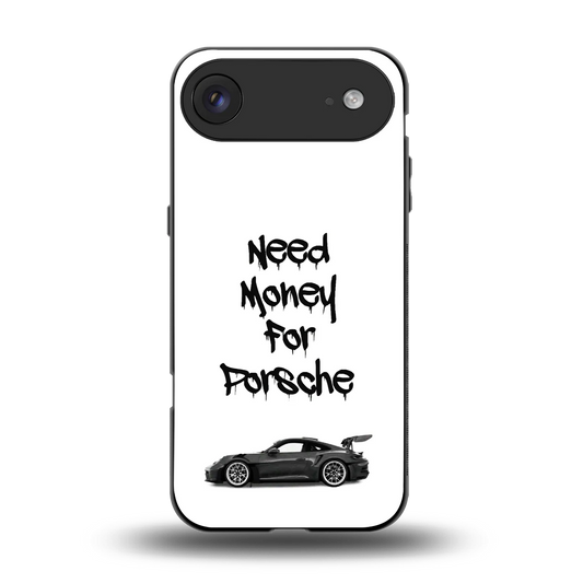 Luxury Hustle back phone cover | glass case for iphone air