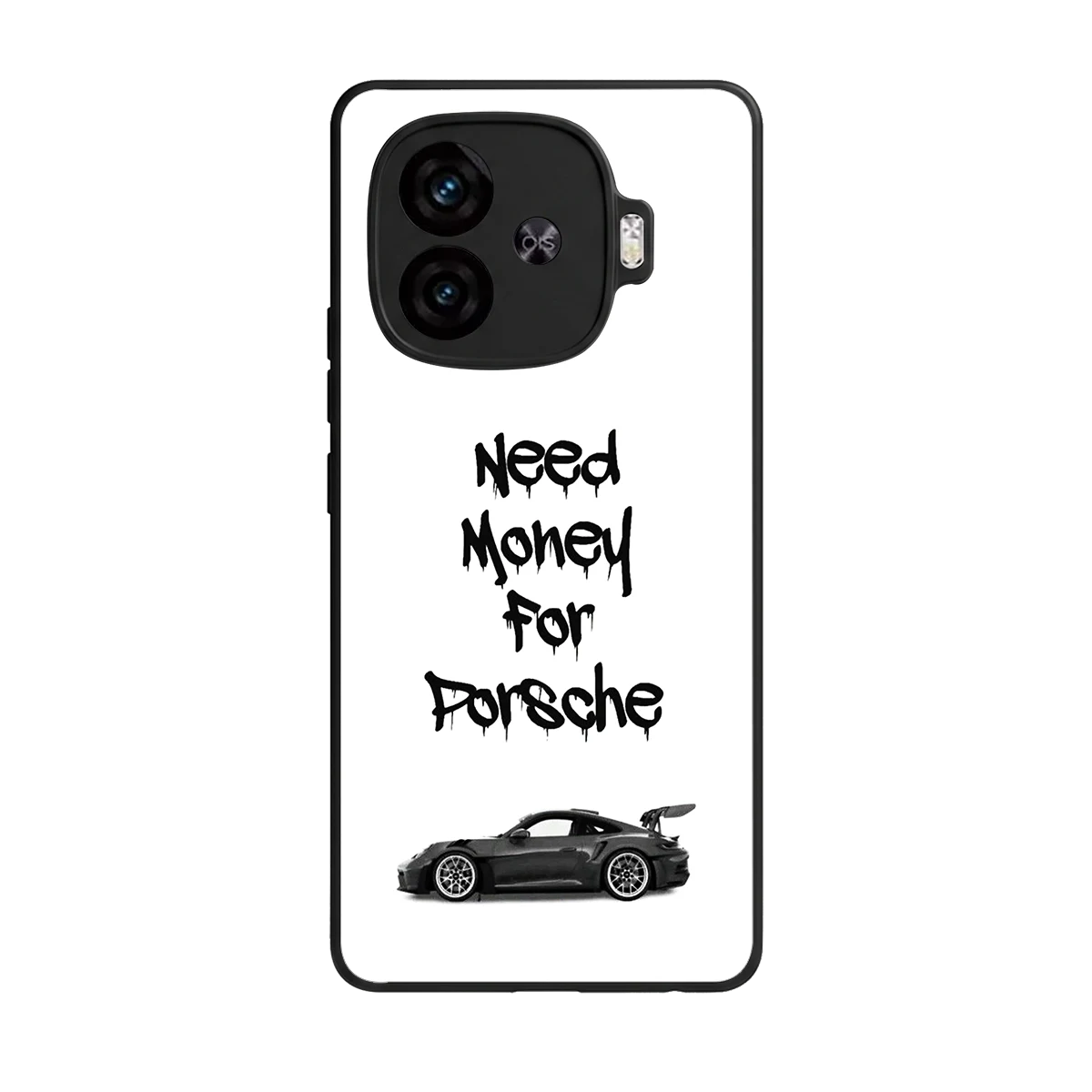 Luxury Hustle back phone cover | glass case for iqoo neo 10r 5g