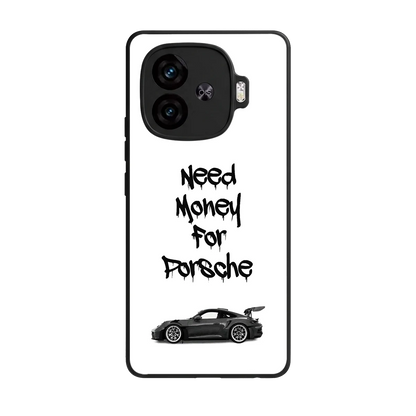 Luxury Hustle back phone cover | glass case for iqoo neo 10r 5g