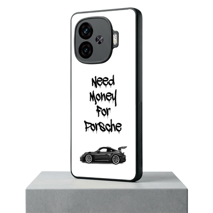 Luxury Hustle iqoo neo 10r 5g mobile cover | shockproof glass phone case