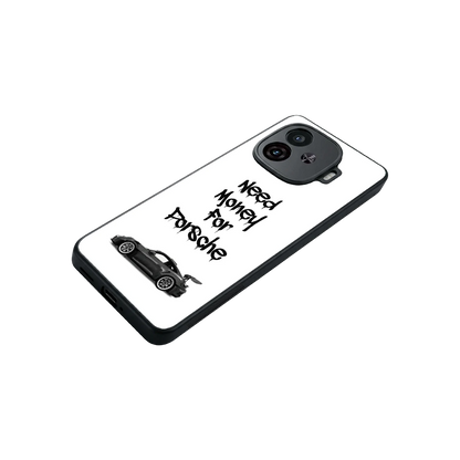 Luxury Hustle stylish phone case for iqoo neo 10r 5g | glossy glass and slim fit