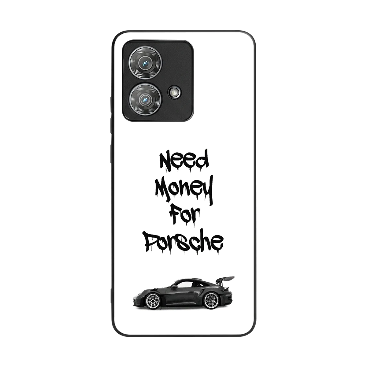 Luxury Hustle back phone cover | glass case for motorola edge 40 neo 5g