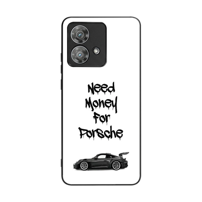 Luxury Hustle back phone cover | glass case for motorola edge 40 neo 5g