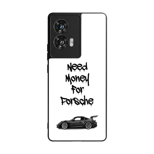 Luxury Hustle back phone cover | glass case for motorola edge 50 fusion