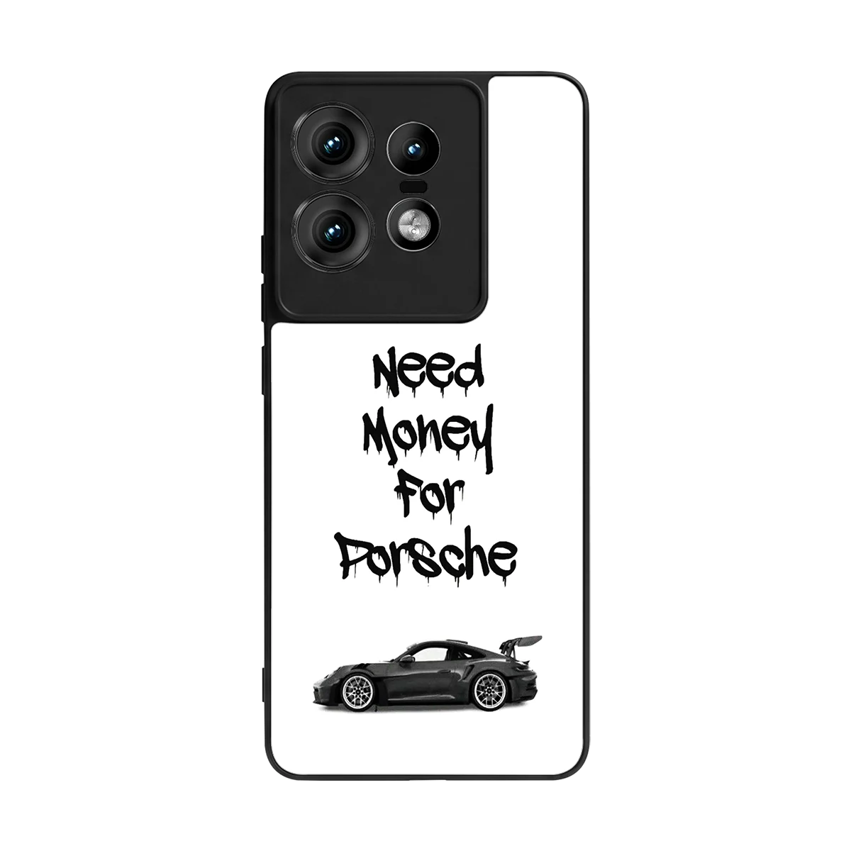 Luxury Hustle back phone cover | glass case for motorola edge 50 pro