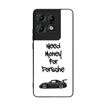 Luxury Hustle back phone cover | glass case for motorola edge 50 pro