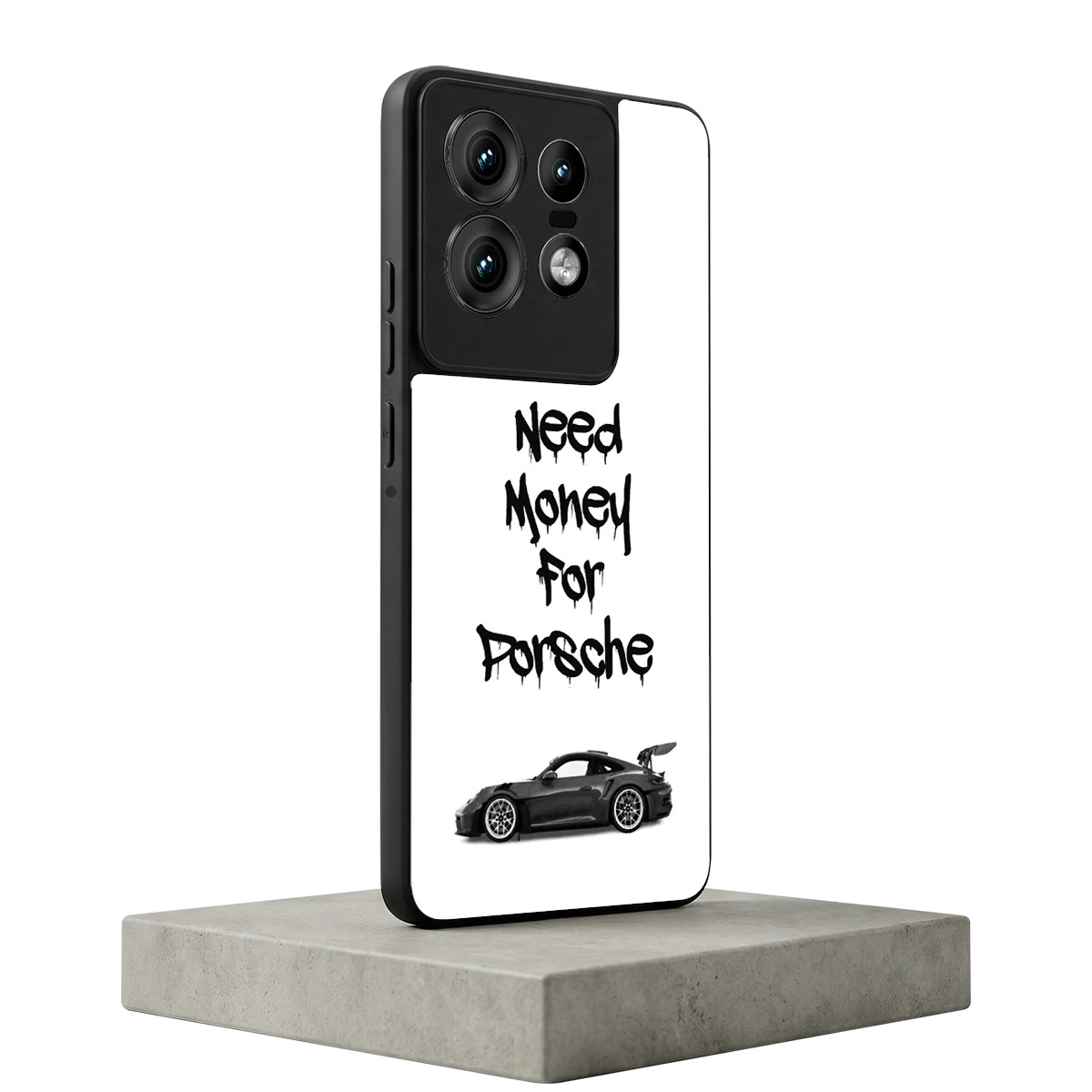Luxury Hustle motorola edge 50 pro mobile cover | shockproof glass phone case