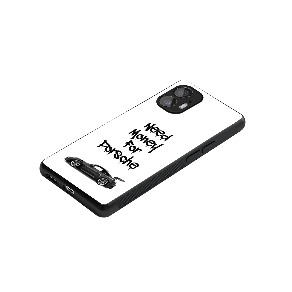 Luxury Hustle stylish phone case for nothing phone 2 | glossy glass and slim fit