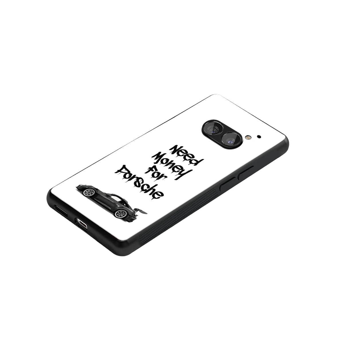 Luxury Hustle stylish phone case for nothing phone 2a plus | glossy glass and slim fit