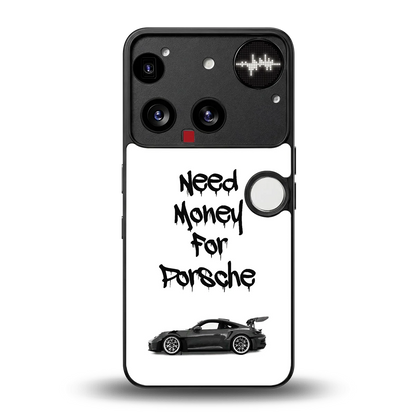 Luxury Hustle back phone cover | glass case for nothing phone 3