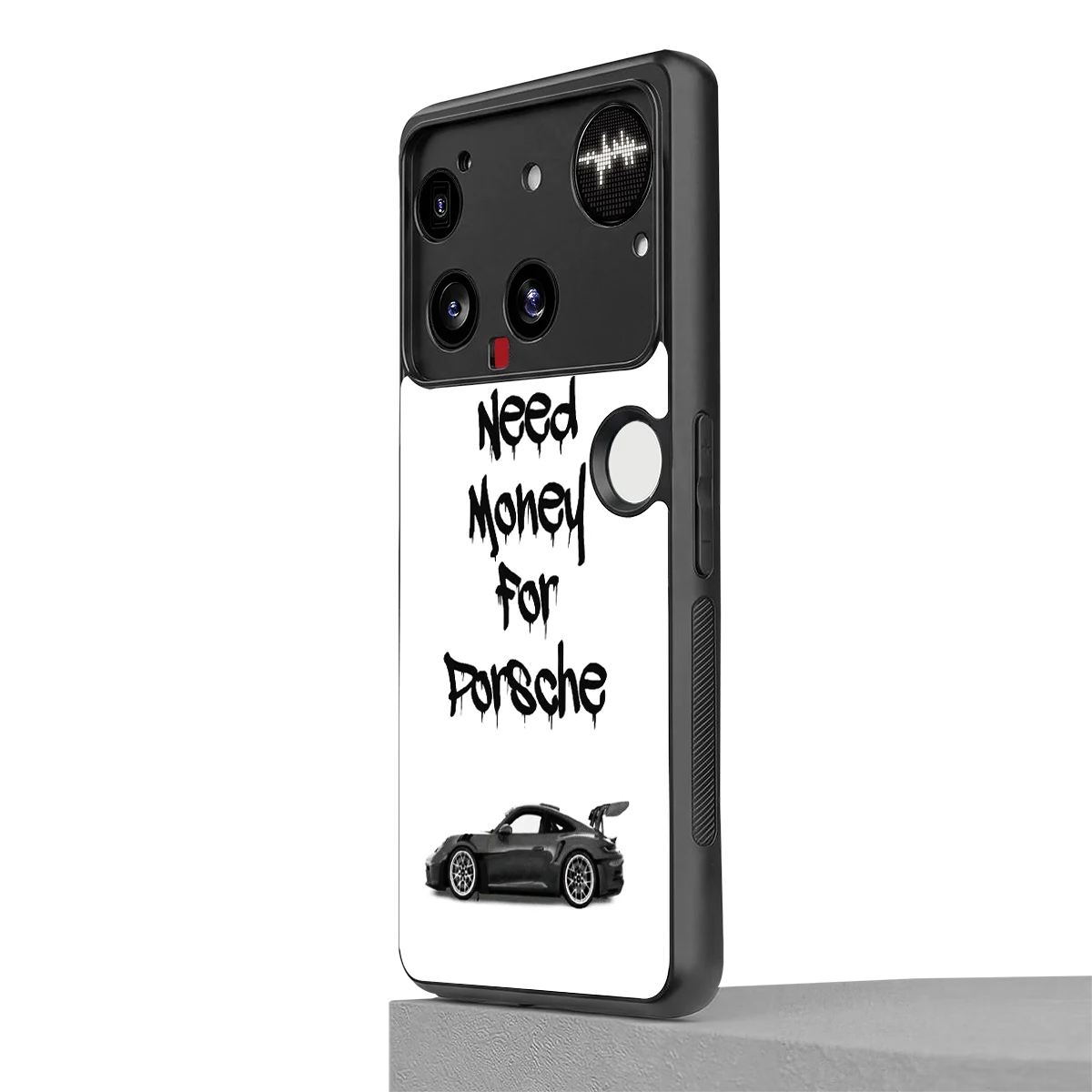 Luxury Hustle nothing phone 3 mobile cover | shockproof glass phone case