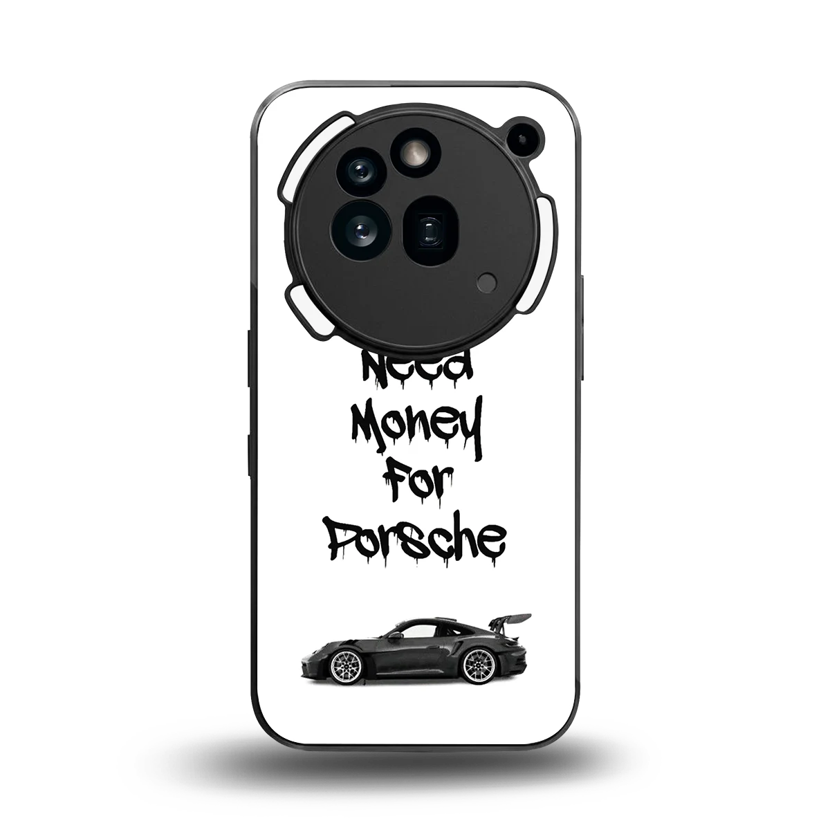 Luxury Hustle back phone cover | glass case for nothing phone 3a pro
