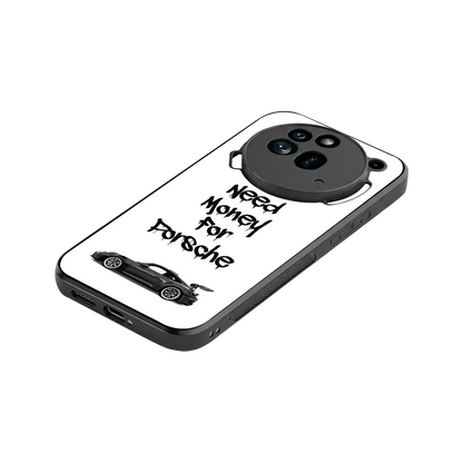 Luxury Hustle stylish phone case for nothing phone 3a pro | glossy glass and slim fit
