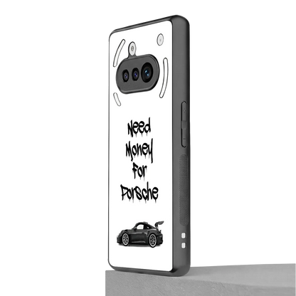 Luxury Hustle nothing phone 3a mobile cover | shockproof glass phone case